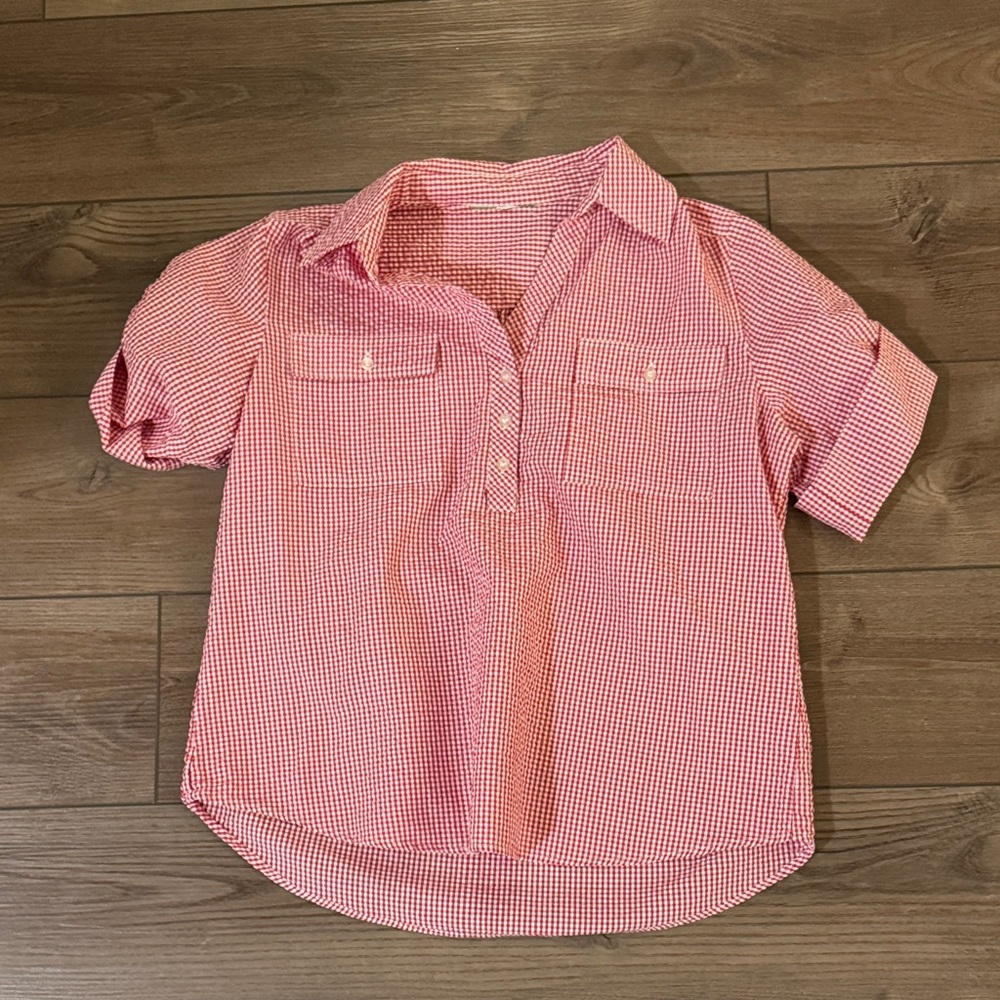 *Vintage Red Checkered Shirt